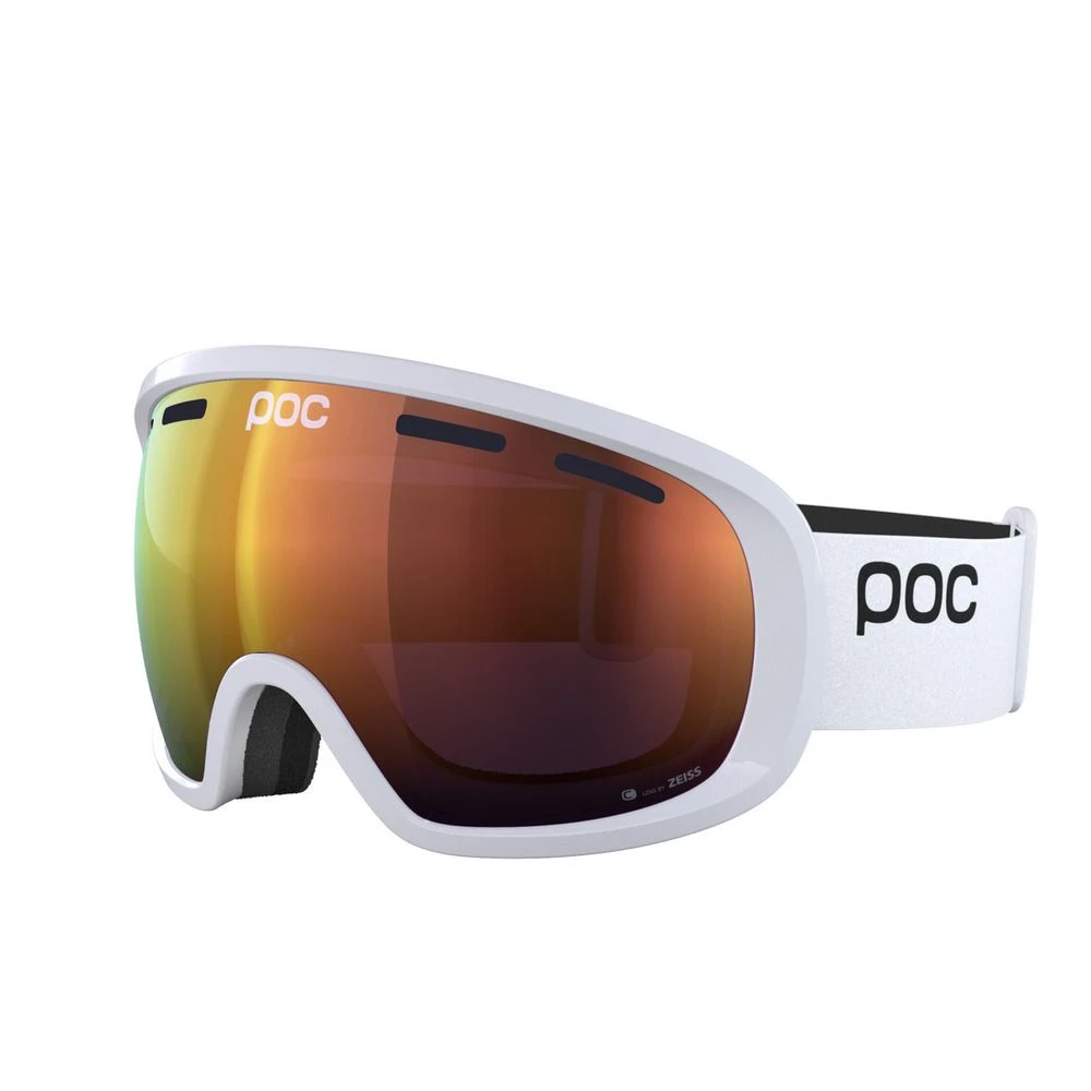 POC Fovea Ski Goggles Partly Sunny Orange Lens - Hydrogen White Frame 3 POC Fovea Ski Goggles Partly Sunny Orange Lens - Hydrogen White Frame