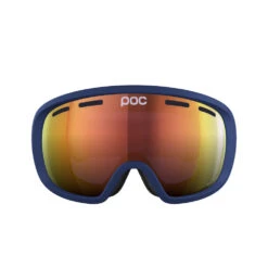 ThermaGear -ThermaGear poc fovea ski goggles partly sunny orange lens lead blue frame 9