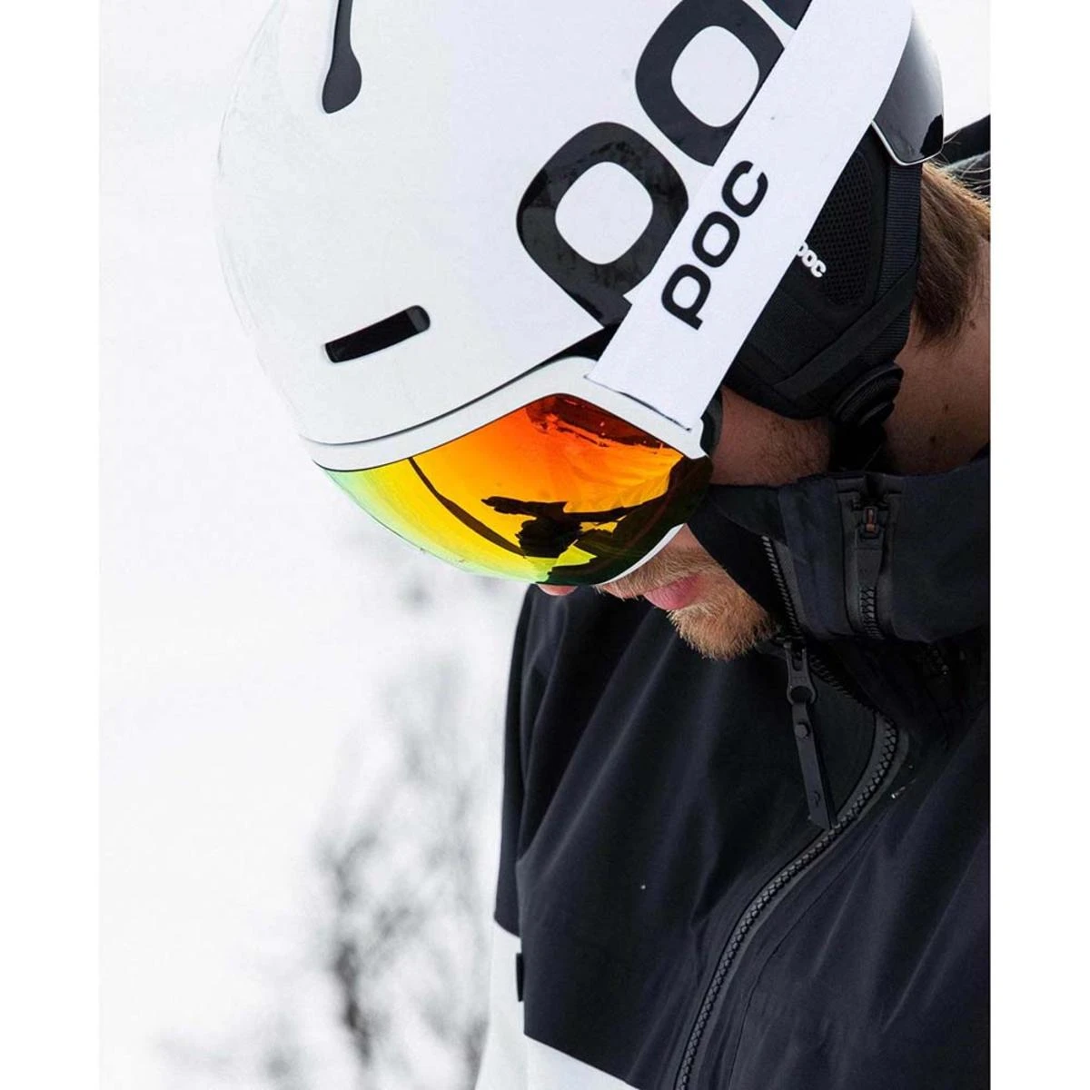 POC Orb Clarity Goggles Spektris Orange Lens - Hydrogen White Frame 8 POC Orb Clarity Goggles Spektris Orange Lens - Hydrogen White Frame - Image 6