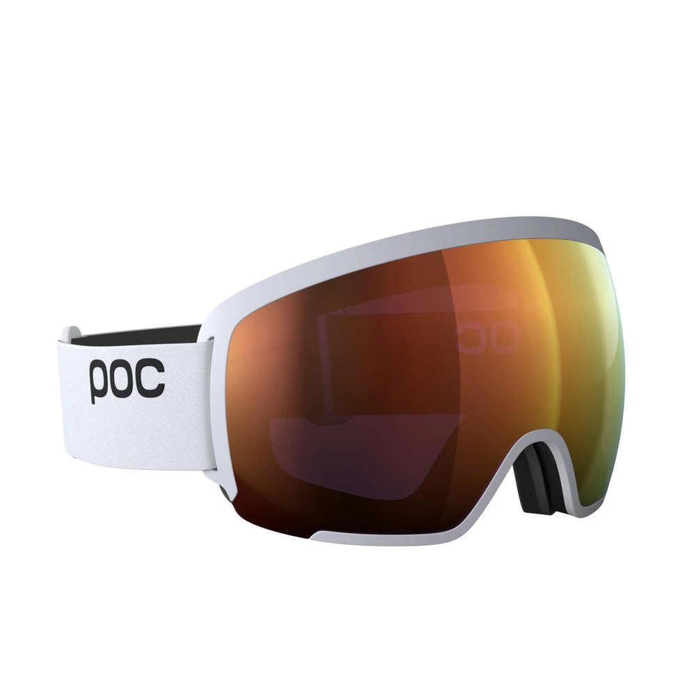 POC Orb Ski Goggles Partly Sunny Orange Lens - Hydrogen White Frame 5 POC Orb Ski Goggles Partly Sunny Orange Lens - Hydrogen White Frame - Image 3