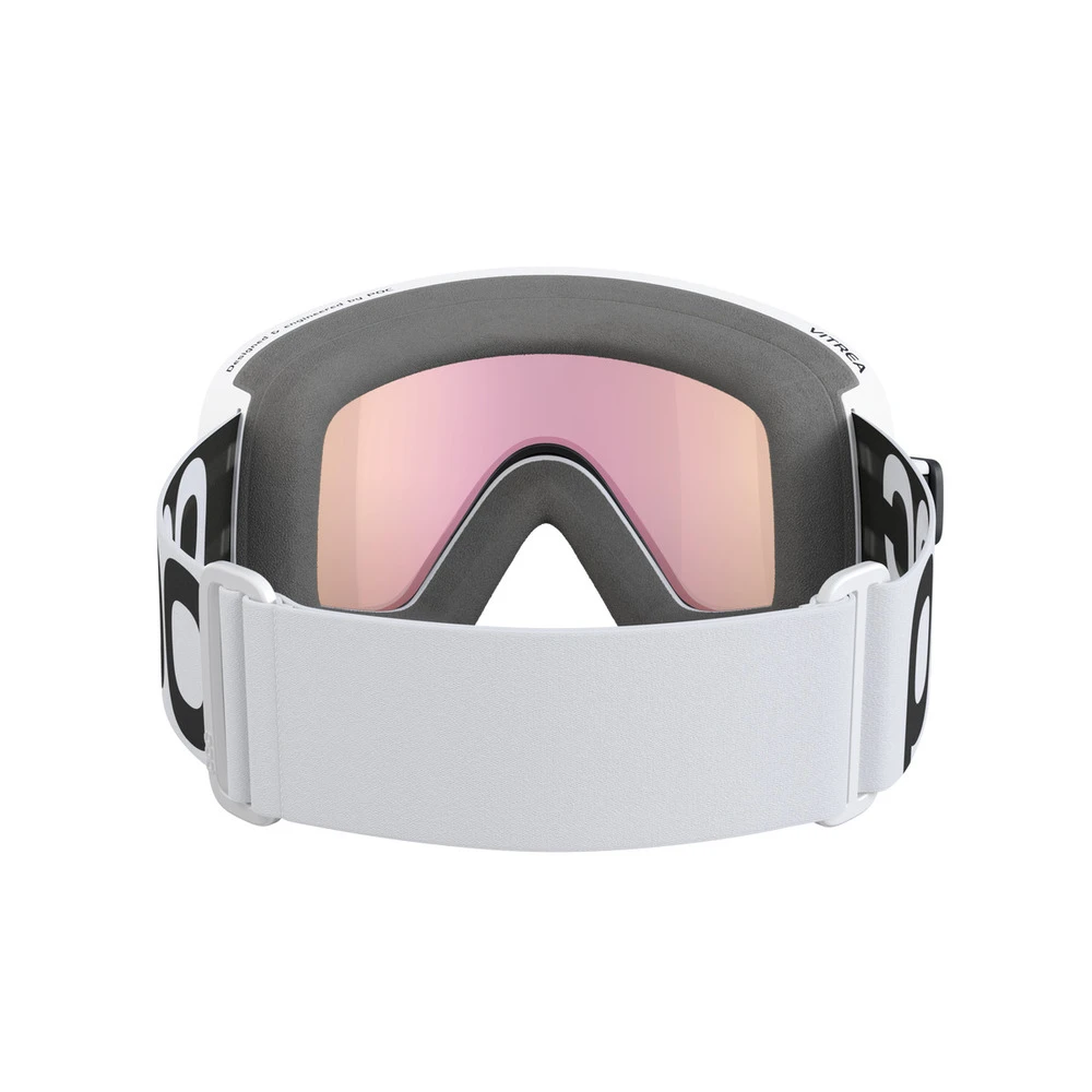 POC Vitrea Ski Goggles Partly Sunny Orange Lens - Hydrogen White Frame 6 POC Vitrea Ski Goggles Partly Sunny Orange Lens - Hydrogen White Frame - Image 4