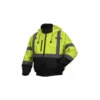 Pyramex Safety Heated Hi-Vis Lime Bomber Jacket 2 Pyramex Safety Heated Hi-Vis Lime Bomber Jacket -ThermaGear pyramex safety hi vis lime bomber heated jacket 51