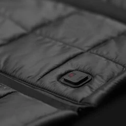 Racer Mens The District Heated Sleeveless Down Jacket -ThermaGear racer men s the district heated sleeveless down jacket 111