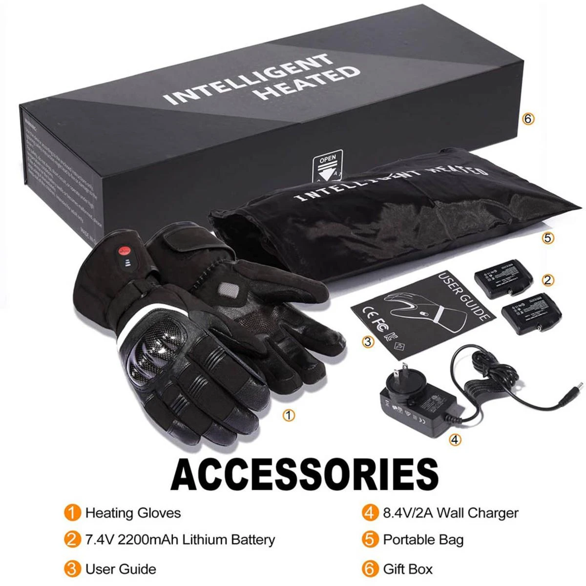 Savior Heat Unisex Electric Batteries Heated Gloves For Cycling, Motorcycle & Skiing 7 Savior Heat Unisex Electric Batteries Heated Gloves For Cycling, Motorcycle & Skiing - Image 5