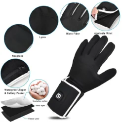 Savior Heat Unisex Electric Rechargeable Heated Liner Gloves -ThermaGear savior heat unisex electric rechargeable heated liner gloves 110