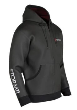 Stormr Mens Swell Neoprene Hoodie - Black -ThermaGear stormr men s swell neoprene hoodie black 95