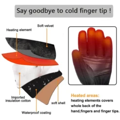 Sun Will Unisex Electric Rechargeable Heated Gloves For Cycling, Motorcycle & Skiing -ThermaGear sun will unisex electric rechargeable heated gloves for cycling motorcycle skiing 107