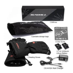 Sun Will Unisex Electric Rechargeable Heated Gloves For Cycling, Motorcycle & Skiing -ThermaGear sun will unisex electric rechargeable heated gloves for cycling motorcycle skiing 113