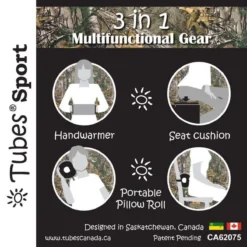 Tubes Canada Realtree Xtra Camo Sport Hunting 5-in-1 Hand Warmer - White Logo -ThermaGear tubes canada realtree xtra camo sport hunting 5 in 1 hand warmer white logo 101