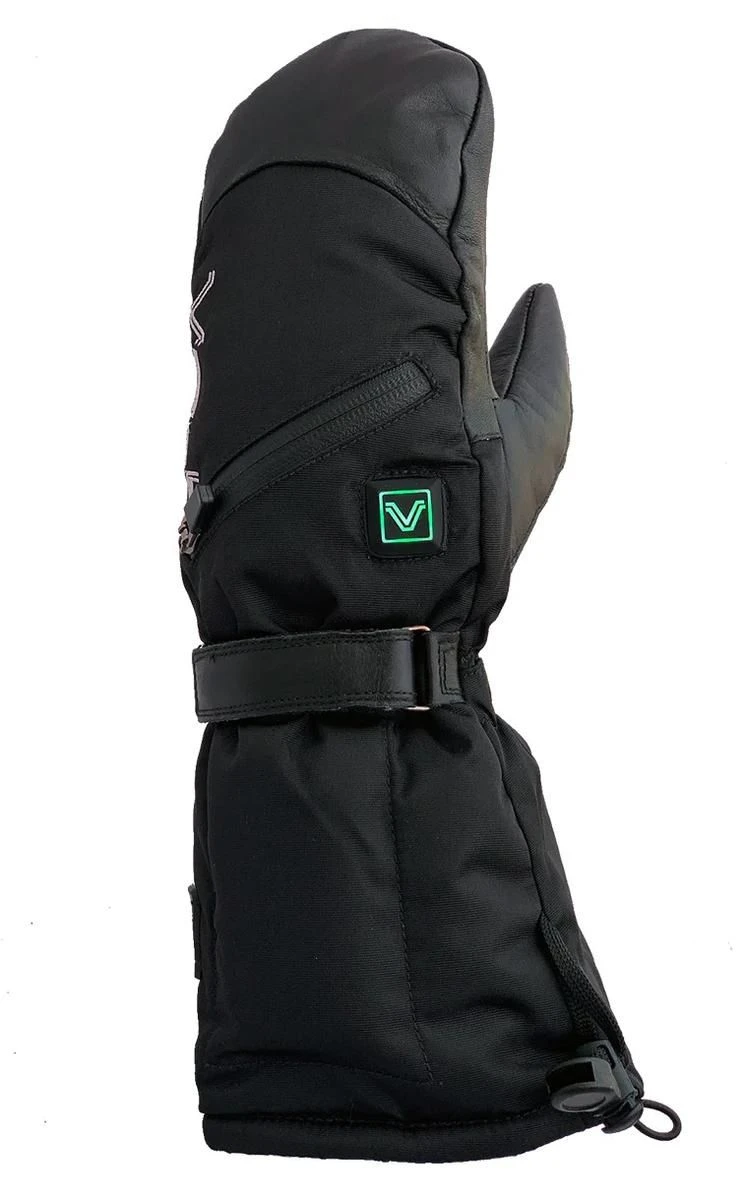 Volt Heat Womens 7V Avalanche X Heated Mittens (6.5in-8.5in) - Black 3 Volt Heat Womens 7V Avalanche X Heated Mittens (6.5in-8.5in) - Black