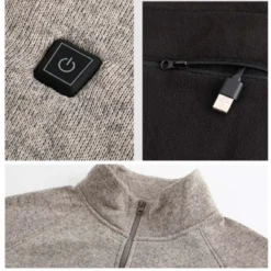 Weston Store Mens Heated Fleece Jacket -ThermaGear weston store men s heated fleece jacket 133