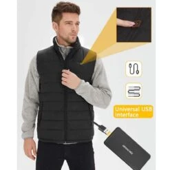 Weston Store Mens Upgraded Heated Vest -ThermaGear weston store men s upgraded heated vest 120
