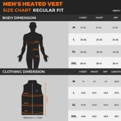 Weston Store Mens Upgraded Heated Vest -ThermaGear weston store men s upgraded heated vest 122
